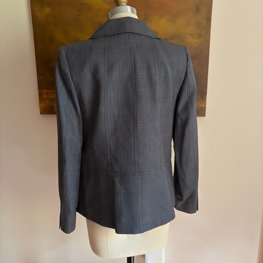 Pendleton Gray Wool Blazer Jacket Vintage Size 6 - Picture 3 of 7